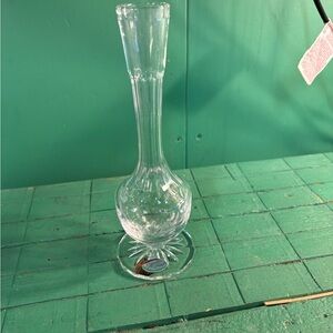 Rogaska Richmond Signed Crystal Clear Vase